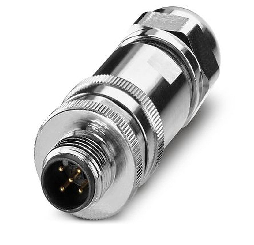 Phoenix Contact Circular Connector, 5 Contacts, Free Hanging, M12 Connector, Plug, Male, IP67, SACC Series