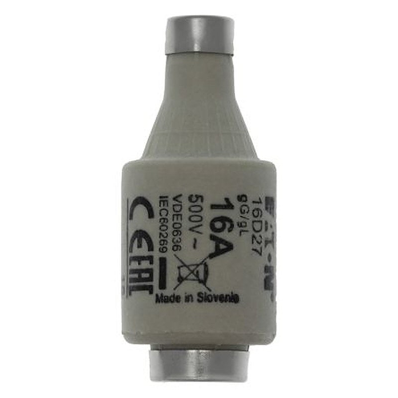 Eaton 16A D2 Diazed Fuse, gG, gL, 500V ac