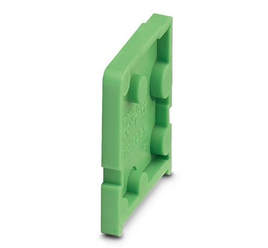Phoenix Contact, D-FRONT 2.5-V-O.Z Nylon End Cover for use with Terminal Block