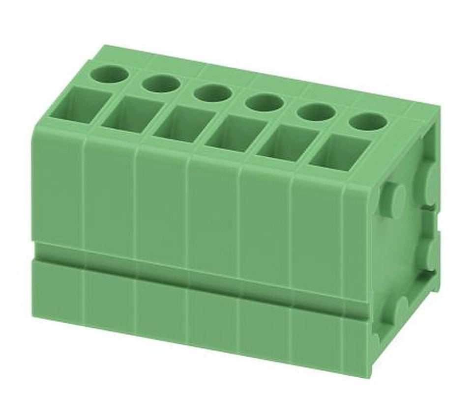 Phoenix Contact FRONT 2.5-V/SA 5/6 Series PCB Terminal Block, 6-Contact, 5 mm Pitch, 1 Row, 1700231