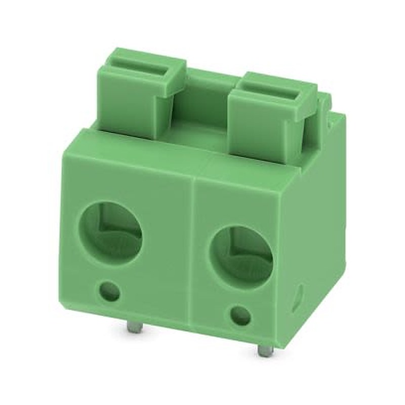 Phoenix Contact PCB Terminal Block, 2-Contact, 7.5 mm Pitch, Wave Soldering Mount, 1 Row