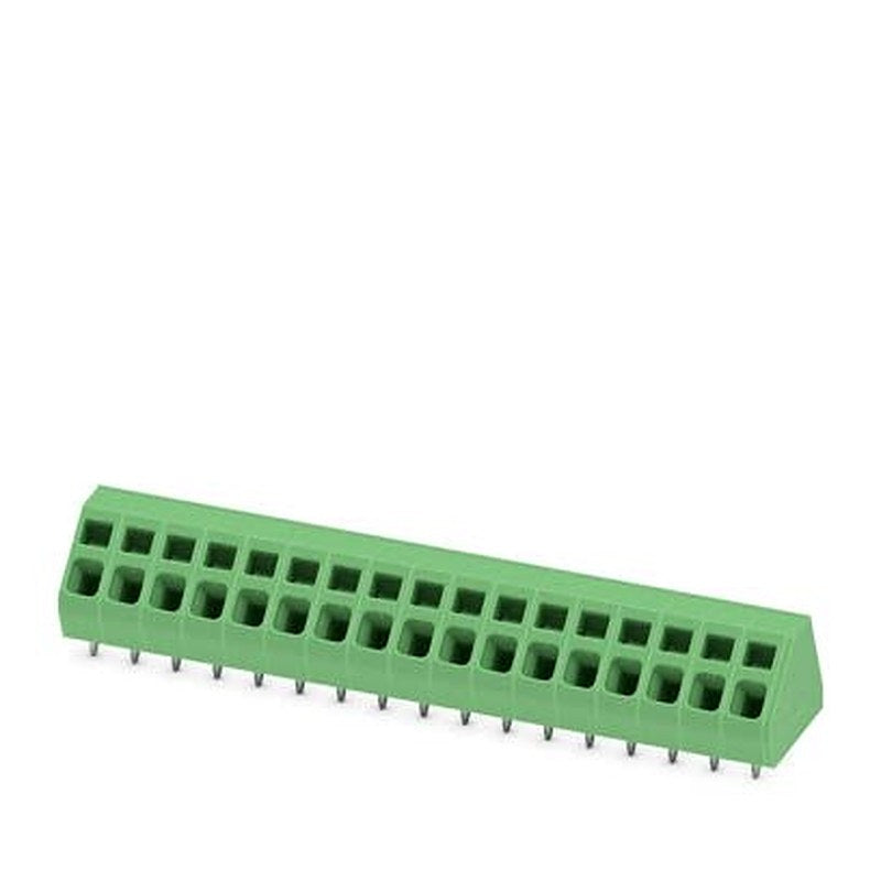Phoenix Contact ZFKDSA 2 Series PCB Terminal Block, 17-Contact, 5.08 mm Pitch, Wave Soldering Mount, 1 Row