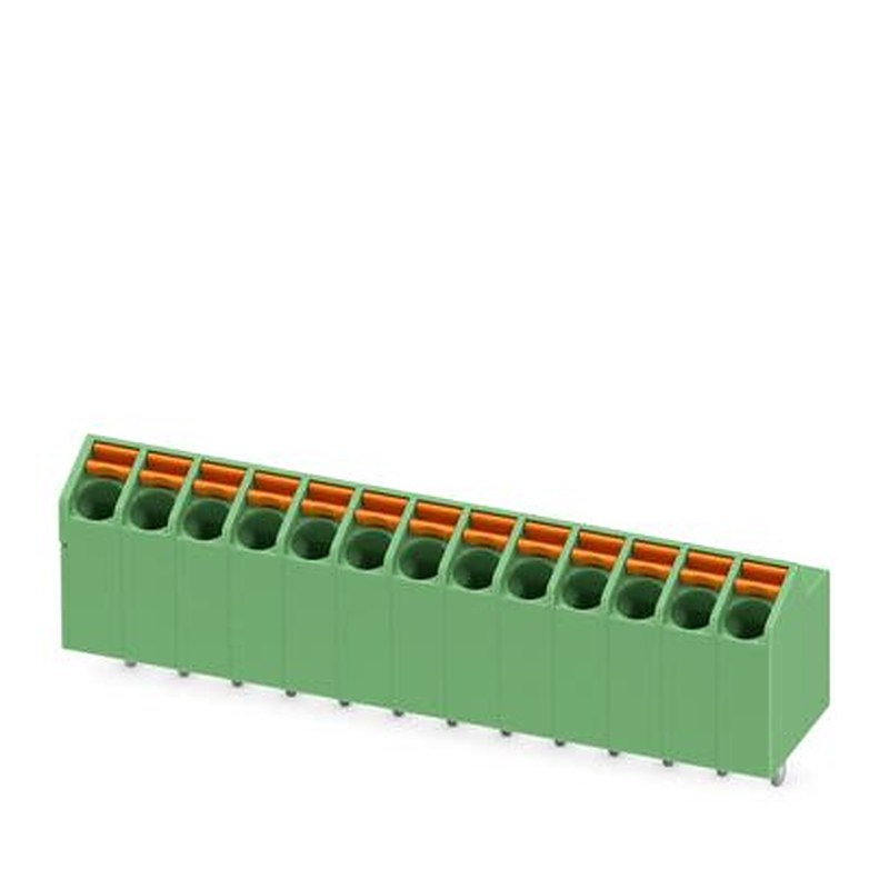 Phoenix Contact SPTA 1 Series PCB Terminal Block, 13-Contact, 3.5 mm Pitch, Wave Soldering Mount, 1 Row