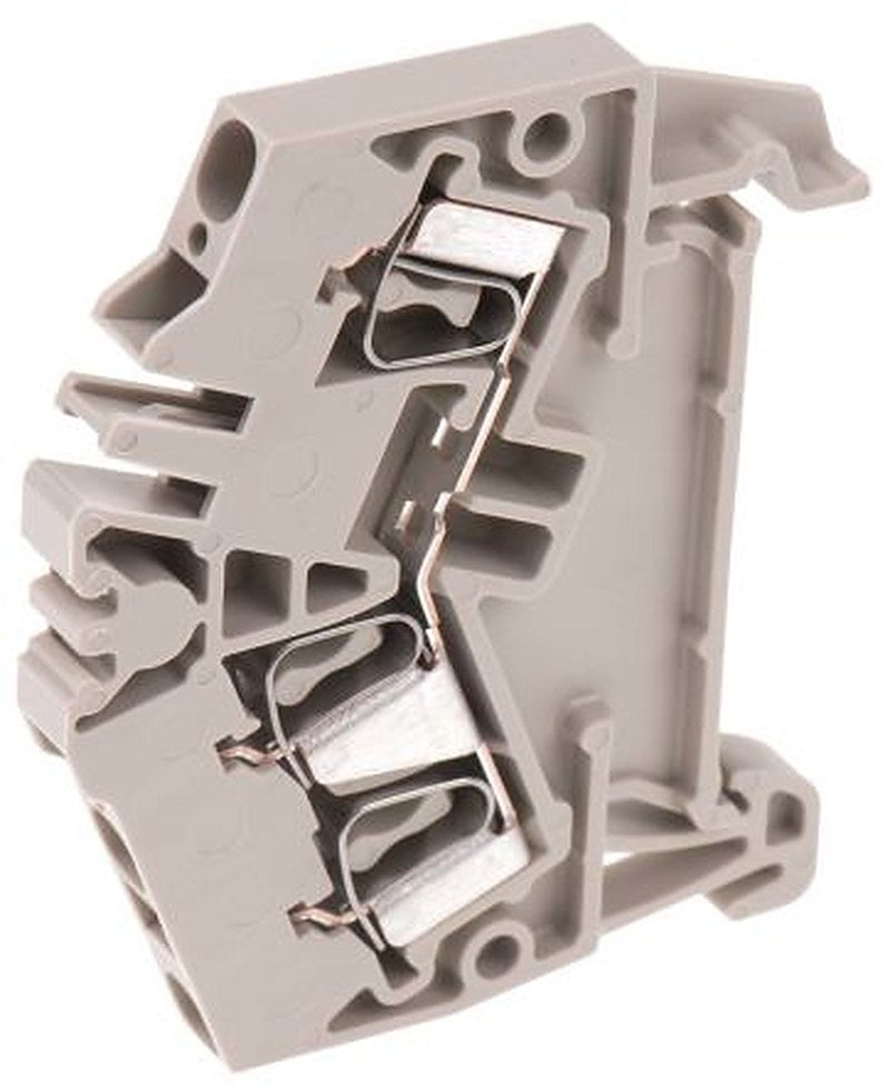 Weidmüller 1706010000 ZDU Series Feed Through Terminal Block Beige, 2.5mm², 1-Level, Clamp