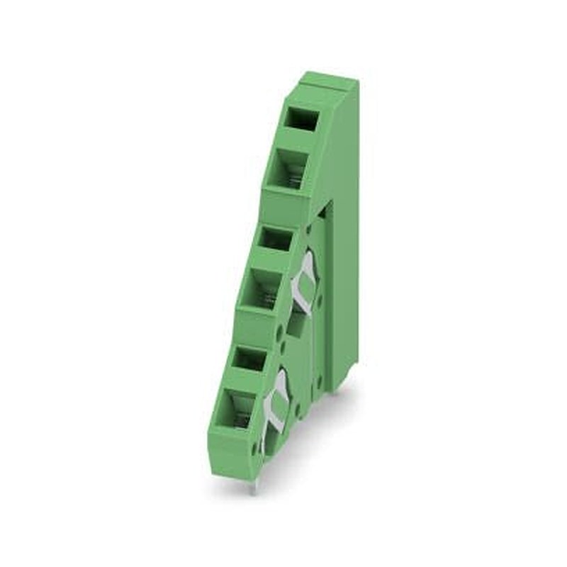 Phoenix Contact ZFK3DSA 1 Series PCB Terminal Block, 3-Contact, 5.08 mm Pitch, Wave Soldering Mount, 3 Row