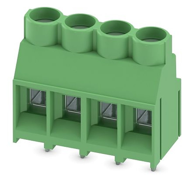 Phoenix Contact MKDS 5/4-6.35 Series Horizontal PCB Terminal Block, 4 Contact(s), 6.35 mm Pitch, 1 Row