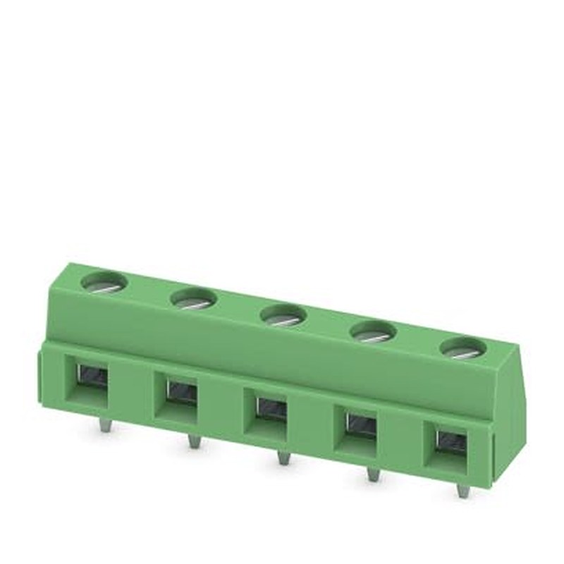Phoenix Contact GMKDSN 1 Series PCB Terminal Block, 5-Contact, 7.62 mm Pitch, Wave Soldering Mount, 1 Row