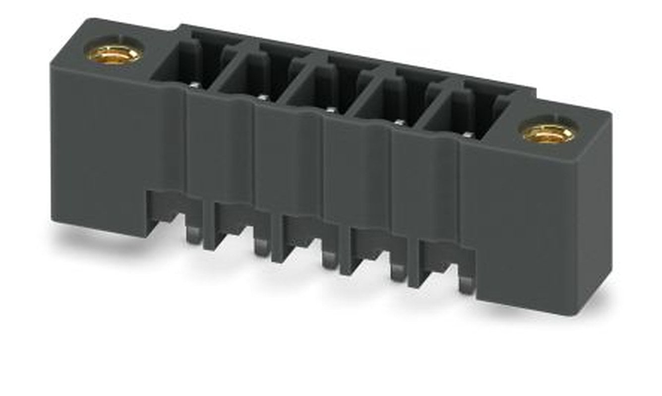 Phoenix Contact MCV 1.5/ 5-GF-3.81 P14 THR Series Pluggable Terminal Block, 5-Contact, 3.81 mm Pitch, 1 Row, 1707243