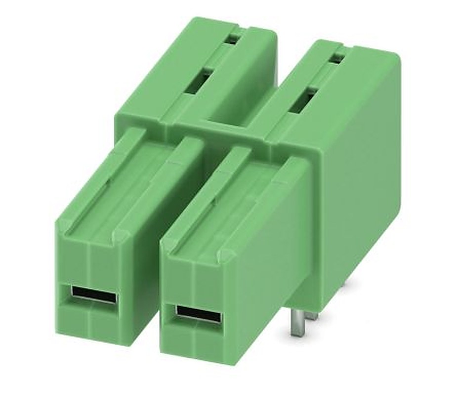 Phoenix Contact IPC 5/ 2-G-7.62 Series Pluggable Terminal Block, 2-Contact, 7.62 mm Pitch, 1 Row, 1708381
