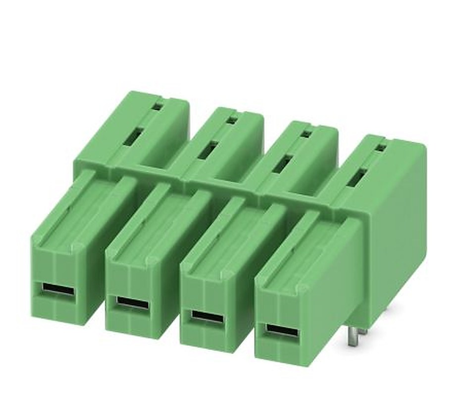 Phoenix Contact IPC 5/ 4-G-7.62 Series Pluggable Terminal Block, 4-Contact, 7.62 mm Pitch, 1 Row, 1708404