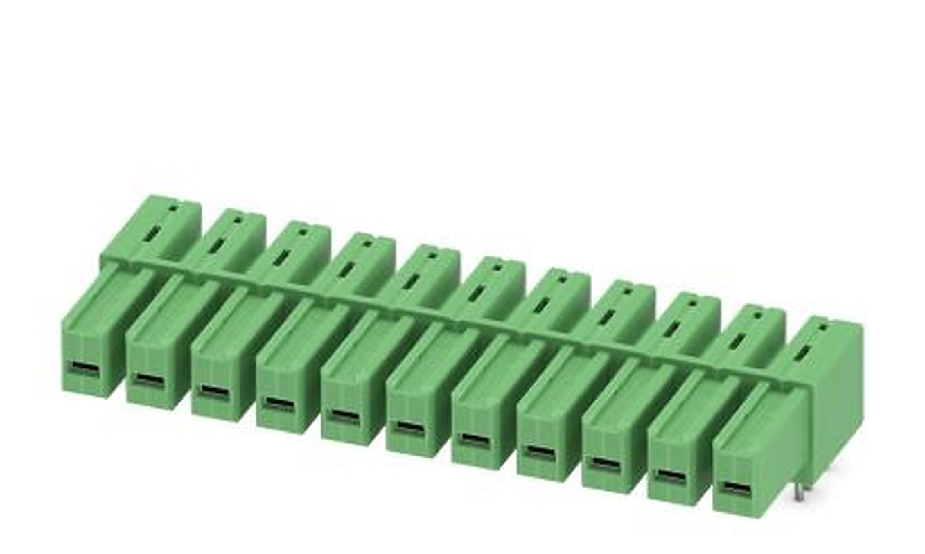 Phoenix Contact IPC 5/11-G-7.62 Series Pluggable Terminal Block, 11-Contact, 7.62 mm Pitch, 1 Row, 1708475