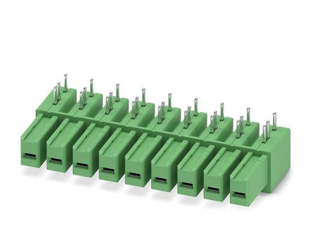 Phoenix Contact IPC 5/ 9-GU-7.62 Series Pluggable Terminal Block, 9-Contact, 7.62 mm Pitch, 1 Row, 1708679