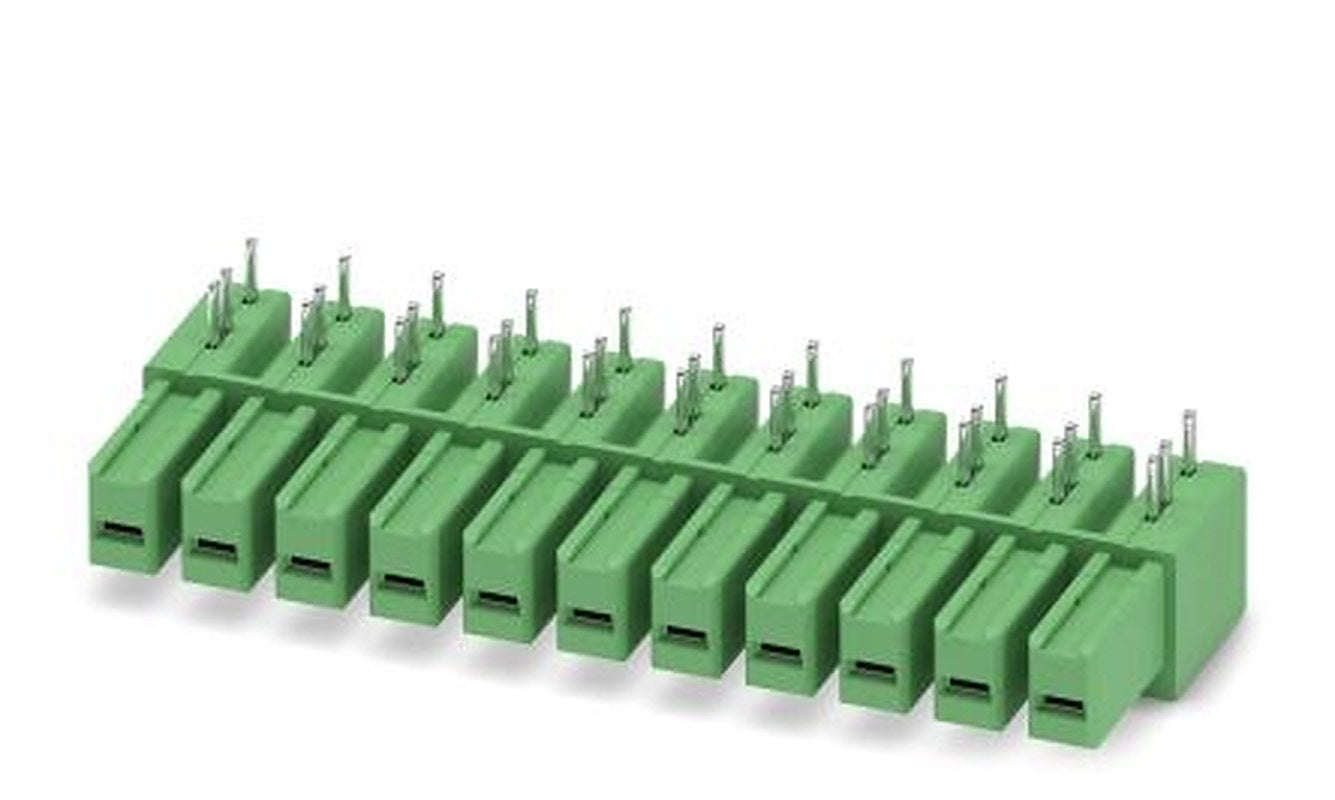 Phoenix Contact IPC 5/11-GU-7.62 Series Pluggable Terminal Block, 11-Contact, 7.62 mm Pitch, 1 Row, 1708695