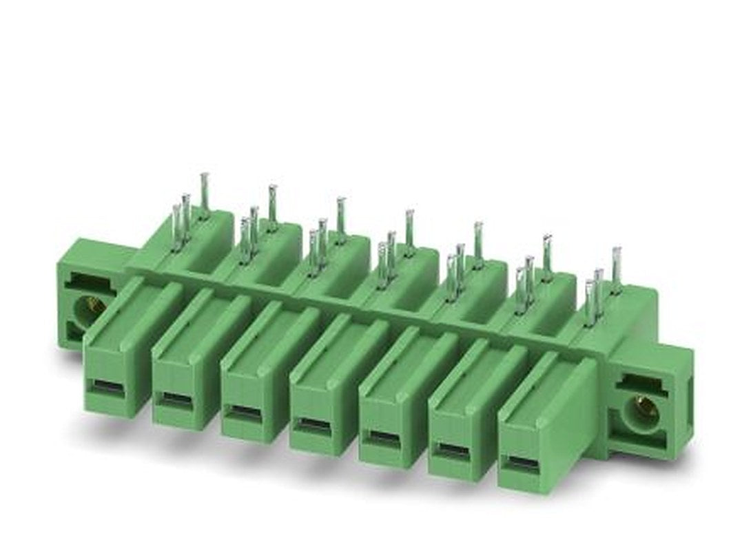Phoenix Contact IPC 5/ 7-GFU-7.62 Series Pluggable Terminal Block, 7-Contact, 7.62 mm Pitch, 1 Row, 1708763