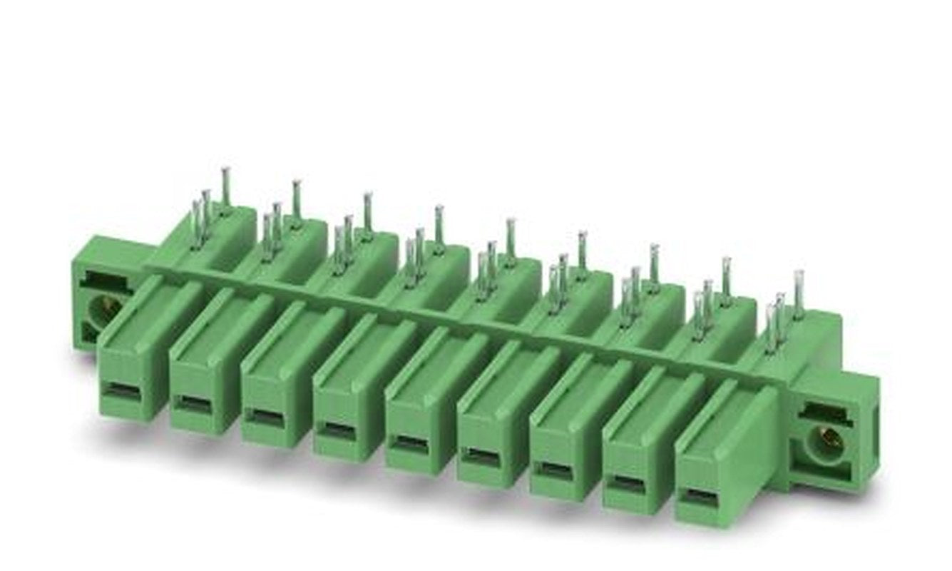 Phoenix Contact IPC 5/ 9-GFU-7.62 Series Pluggable Terminal Block, 9-Contact, 7.62 mm Pitch, 1 Row, 1708789