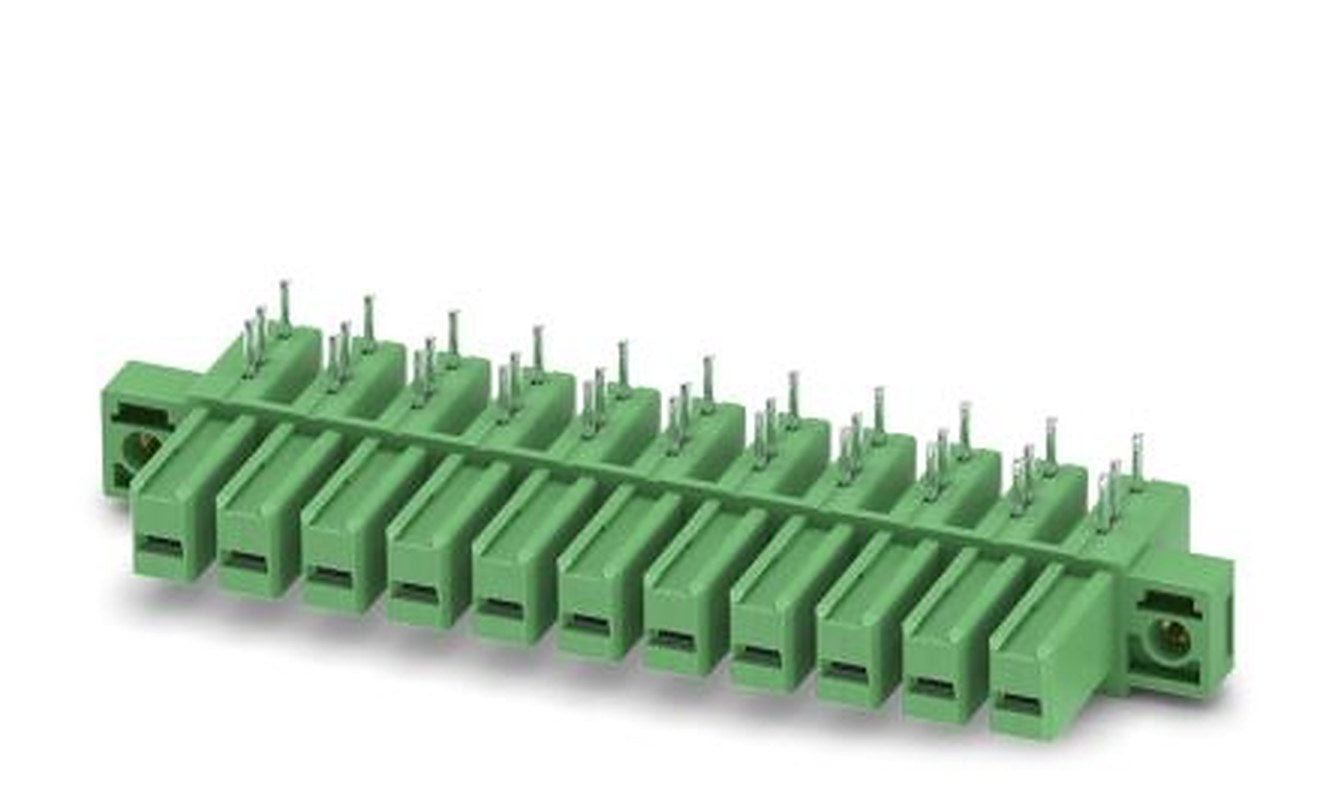 Phoenix Contact IPC 5/11-GFU-7.62 Series Pluggable Terminal Block, 11-Contact, 7.62 mm Pitch, 1 Row, 1708802