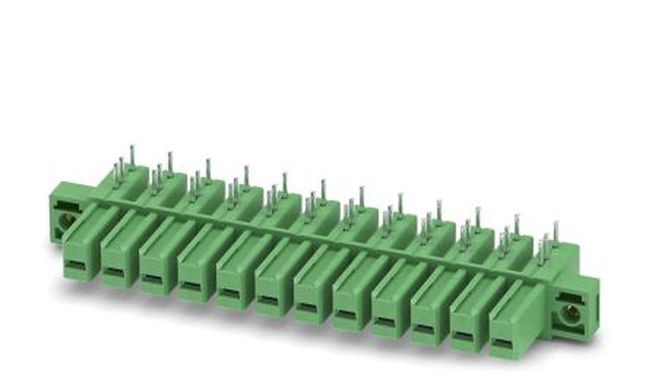 Phoenix Contact IPC 5/12-GFU-7.62 Series Pluggable Terminal Block, 12-Contact, 7.62 mm Pitch, 1 Row, 1708815