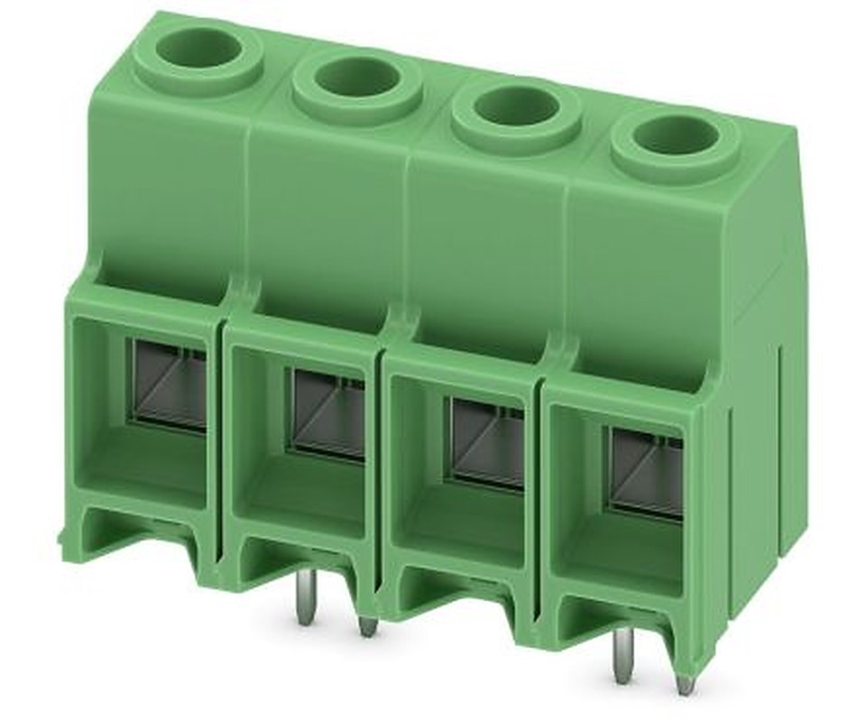 Phoenix Contact MKDS 10 HV/ 4-ZB-10.16 Series PCB Terminal Block, 4 Contact(s), 10.16 mm Pitch, 1 Row