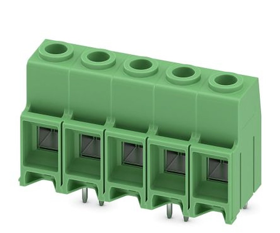Phoenix Contact MKDS 10 HV/ 5-ZB-10.16 Series PCB Terminal Block, 5 Contact(s), 10.16 mm Pitch, 1 Row
