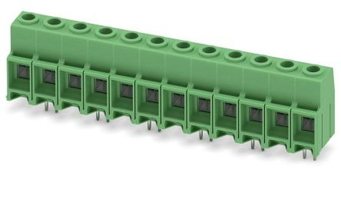 Phoenix Contact MKDS 10 HV/12-ZB-10.16 Series PCB Terminal Block, 12 Contact(s), 10.16 mm Pitch, 1 Row