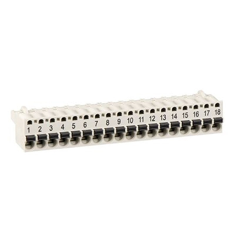 Schneider Electric 170XTS Series Terminal Block, 3-Way Spring Terminal