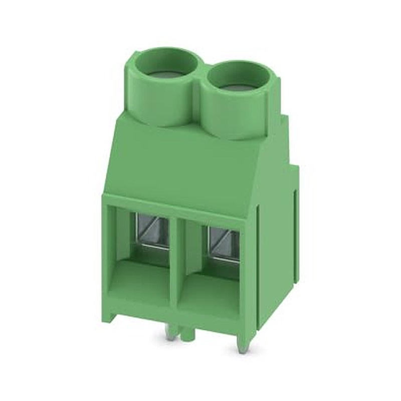 Phoenix Contact MKDSV 5 Series PCB Terminal Block, 2-Contact, 6.35 mm Pitch, Wave Soldering Mount, 1 Row
