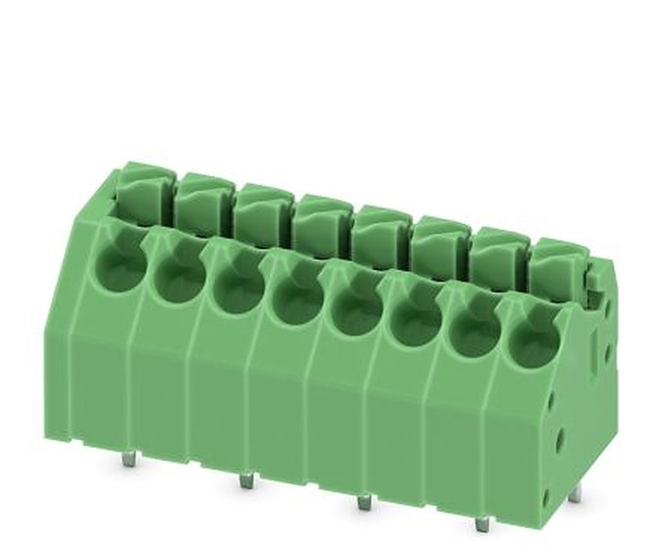 Phoenix Contact PTSA 1.5/ 8-3.5-ZI Series PCB Terminal Block, 8 Contact(s), 3.5 mm Pitch, 1 Row