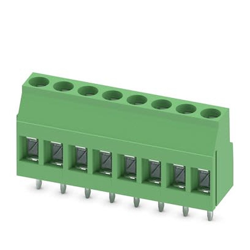 Phoenix Contact MKDS 3 Series PCB Terminal Block, 8-Contact, 5 mm Pitch, 1 Row, 1711084