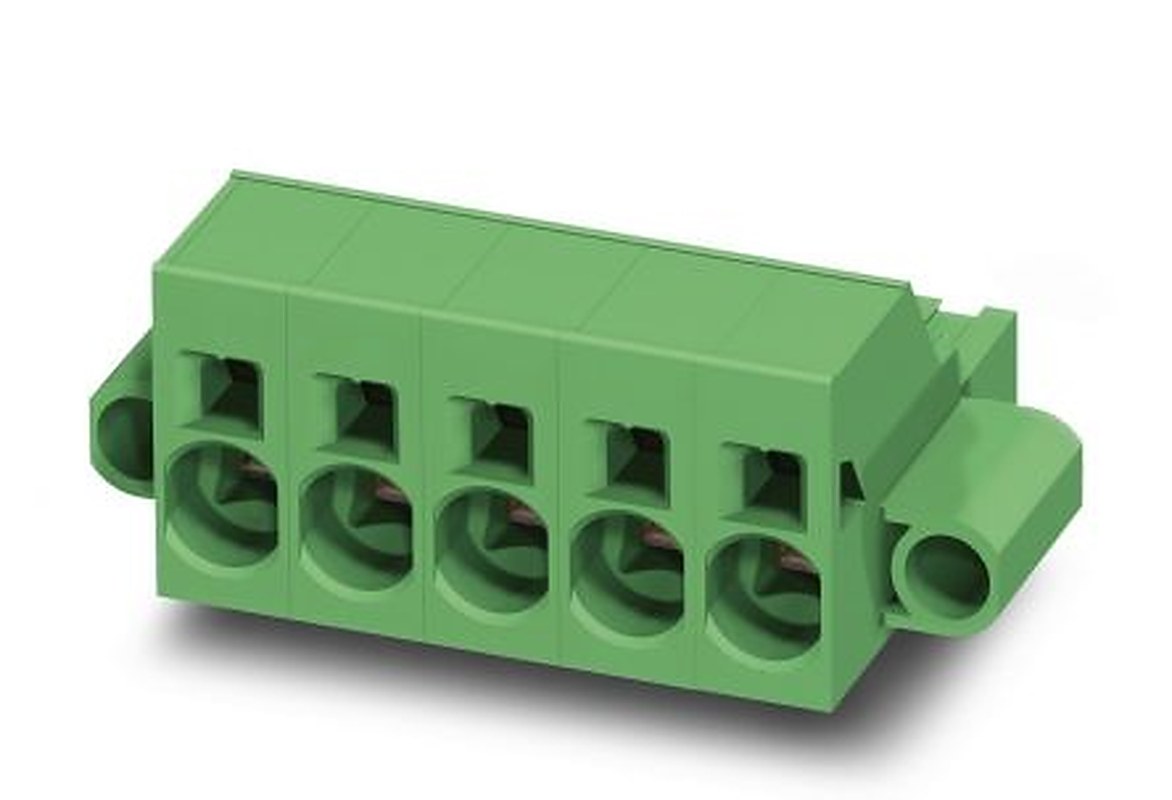 Phoenix Contact SPC 16/2-STF-10.16 Series Pluggable Terminal Block, 2-Contact, 10.16 mm Pitch, 1 Row, 1711378