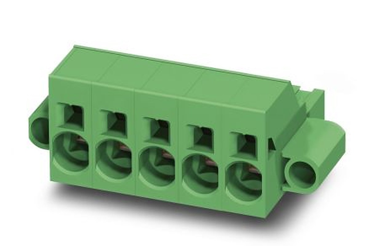 Phoenix Contact SPC 16/8-STF-10.16 Series Pluggable Terminal Block, 8-Contact, 10.16 mm Pitch, 1 Row, 1711433