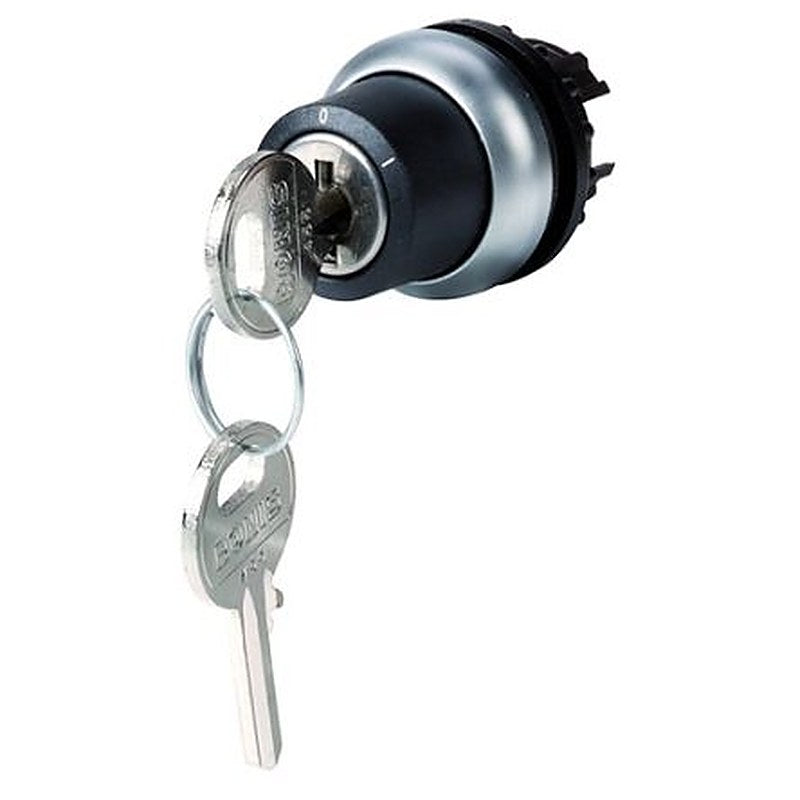 Eaton M22 2-position Key Switch Head, 22.5 mm Cutout