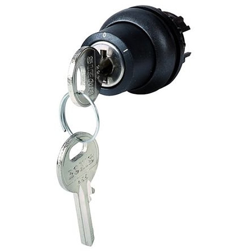 Eaton M22 2-position Key Switch Head, 22.5 mm Cutout