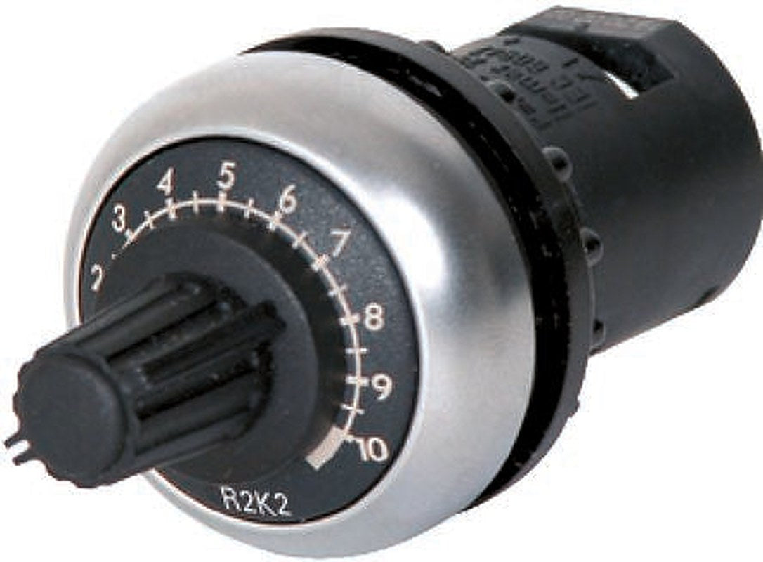 Eaton RMQ-Titan 2.2 kΩ Rotary Potentiometer 1-Turns 1-Gang Panel, 171157 M22-R2K2