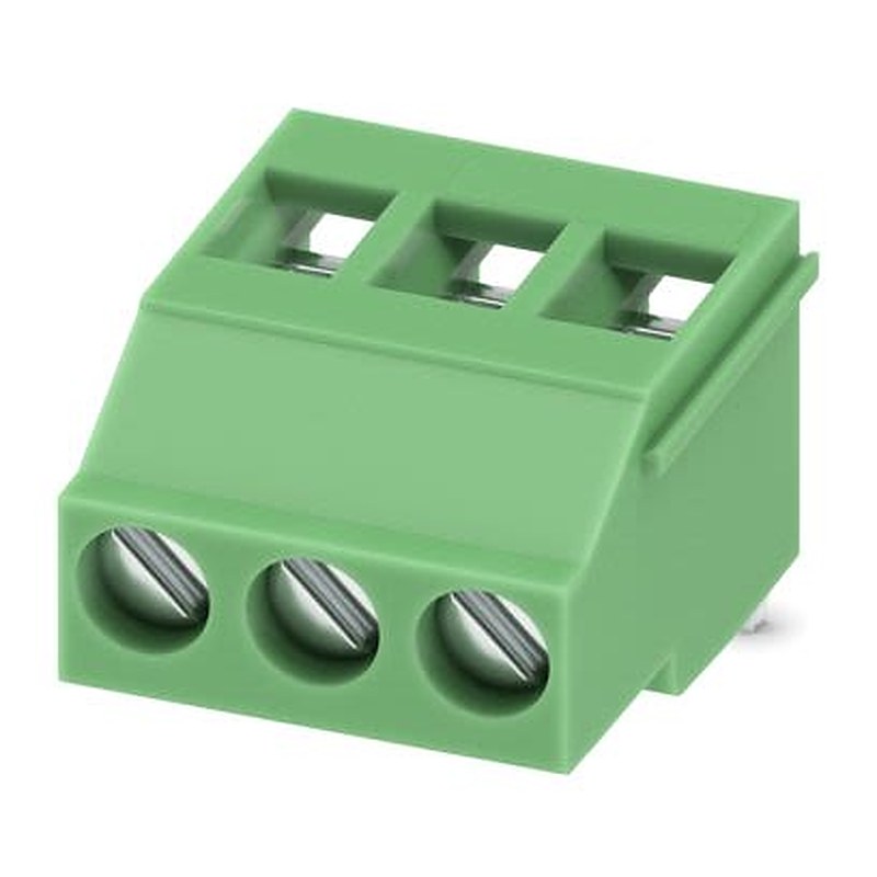 Phoenix Contact MKDSF 3 Series PCB Terminal Block, 3-Contact, 5 mm Pitch, Wave Soldering Mount, 1 Row