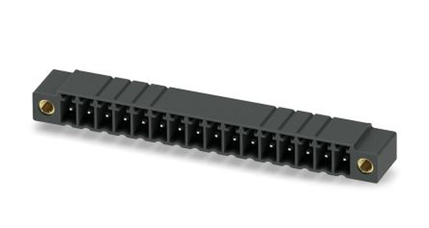 Phoenix Contact MINI COMBICON Series Right Angle Pluggable Terminal Block, 16 Contact(s), 3.5 mm Pitch, 1 Row
