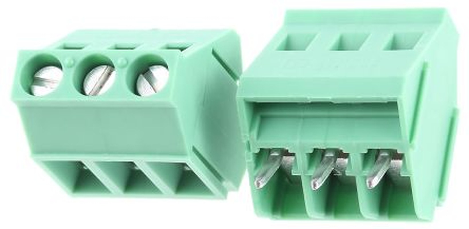 Phoenix Contact SMKDS 3/3-5.08 Series Angled PCB Terminal Block, 3 Contact(s), 5.08 mm Pitch, 1 Row
