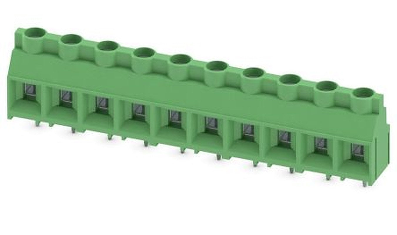 Phoenix Contact MKDS 5/10-9.5 Series Straight PCB Terminal Block, 10 Contact(s), 9.52 mm Pitch, 1 Row