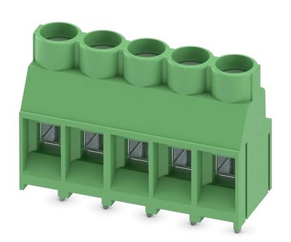 Phoenix Contact MKDS 5/5-6.35 Series PCB Terminal Block, 5-Contact, 6.35 mm Pitch, 1 Row, 1713985