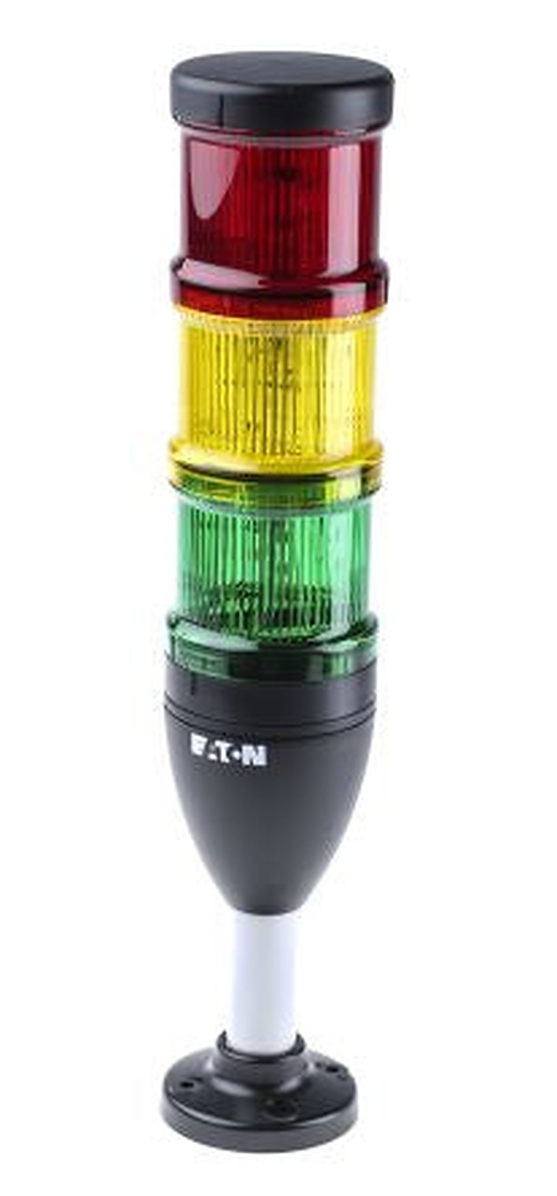Eaton SL7 Series Red, Yellow, Green Signal Tower No Sounder Component, 3 Lights 24V ac/dc Tube, Base