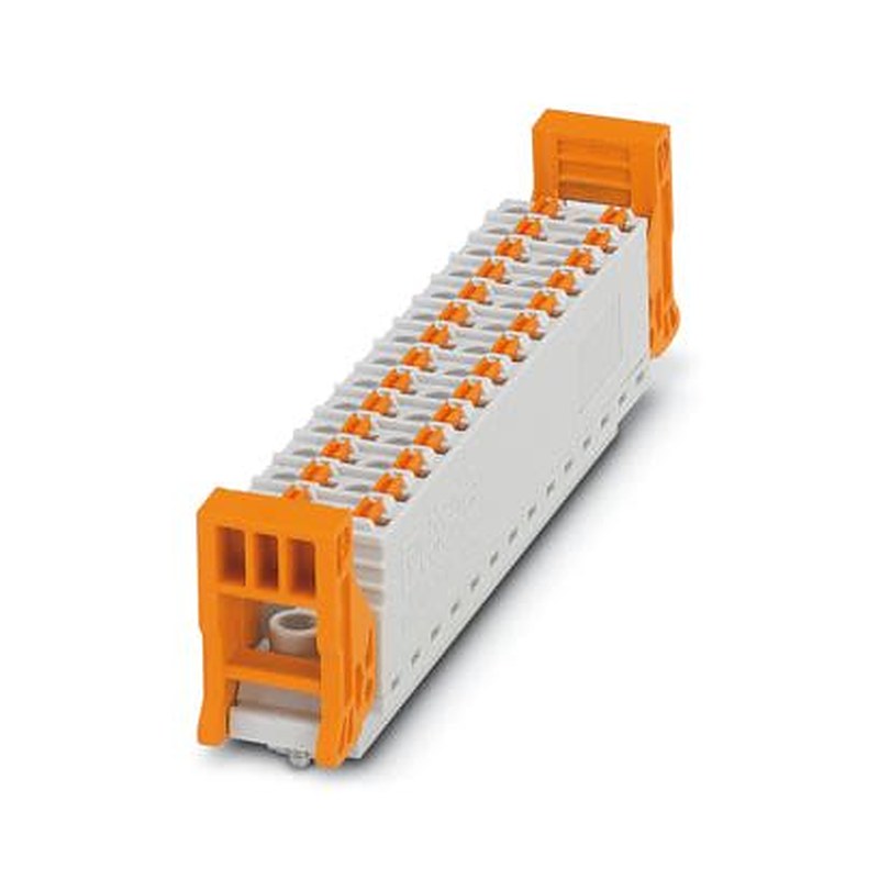 Phoenix Contact 5/.-FF, FRONT-FMC 1 Series Pluggable Terminal Block, 56-Contact, 6.35 mm Pitch, 2 Row, 1714761