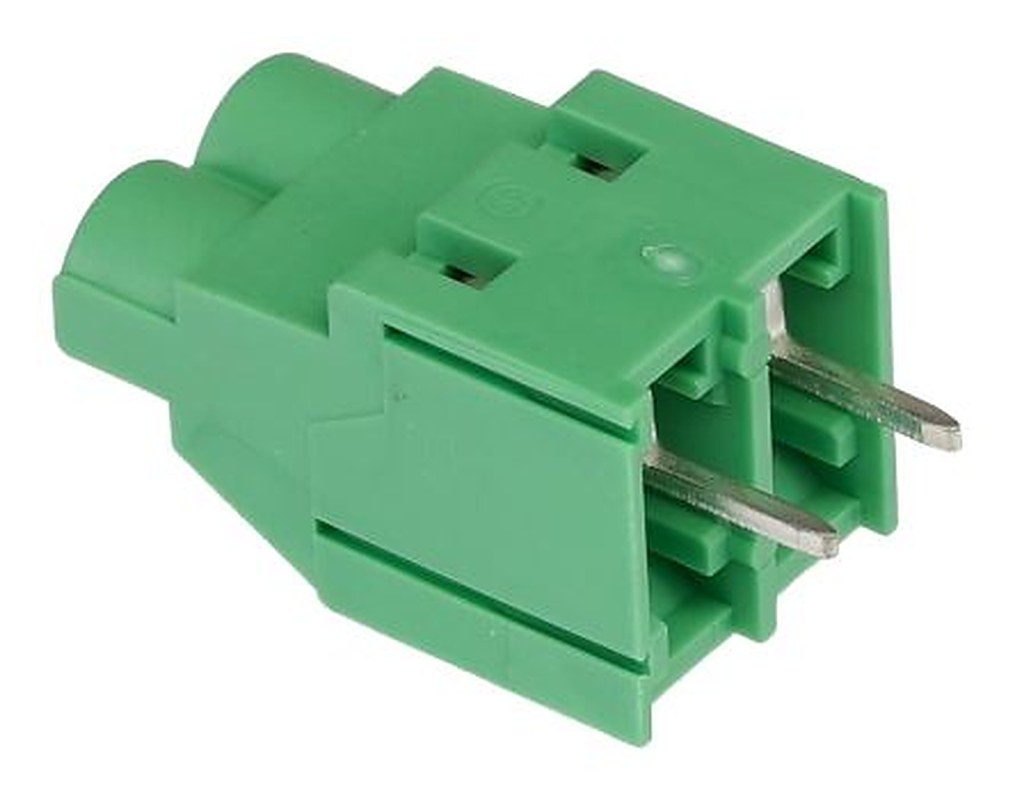Phoenix Contact MKDS 5/2-6.35 Series Straight PCB Terminal Block, 2 Contact(s), 6.35 mm Pitch, 1 Row