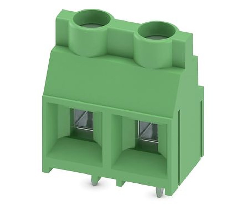 Phoenix Contact MKDS 5/2-9.5 Series Straight PCB Terminal Block, 2 Contact(s), 9.52 mm Pitch, 1 Row