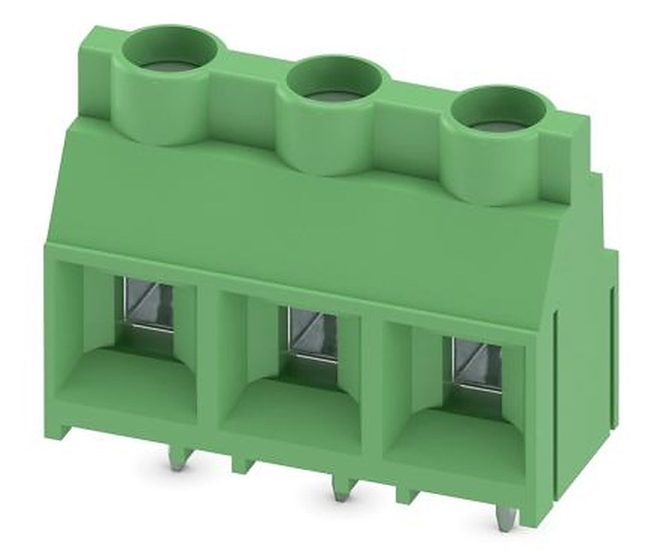 Phoenix Contact MKDS 5/3-9.5 Series Straight PCB Terminal Block, 3 Contact(s), 9.52 mm Pitch, 1 Row