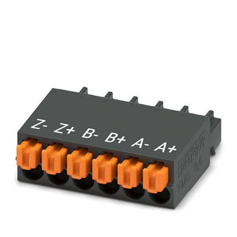 Phoenix Contact FMC 0 Series PCB Connector, 6-Contact, 2.54 mm Pitch, PCB, 1 Row Push-in Spring