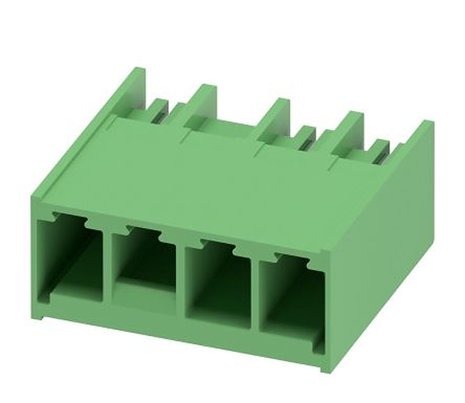 Phoenix Contact PC 6 Series Pluggable Terminal Block, 3-Contact, 7.62 mm Pitch, 1 Row, 1717027