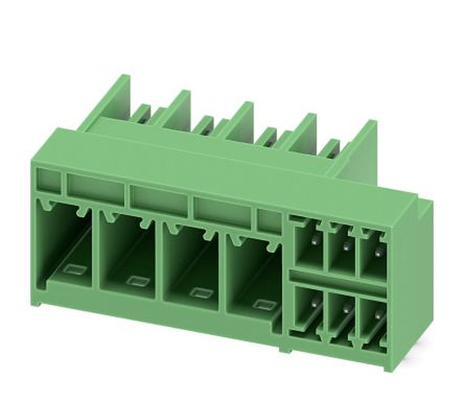 Phoenix Contact PCH 6 Series Pluggable Terminal Block, 10-Contact, 7.62 mm Pitch, 1 Row, 1717106
