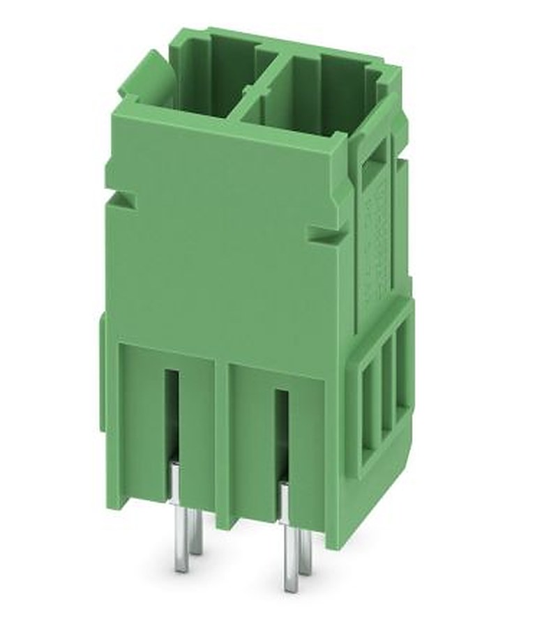 Phoenix Contact PCV 5/ 2-G-7.62 Series Pluggable Terminal Block, 2-Contact, 7.62 mm Pitch, 1 Row, 1720576