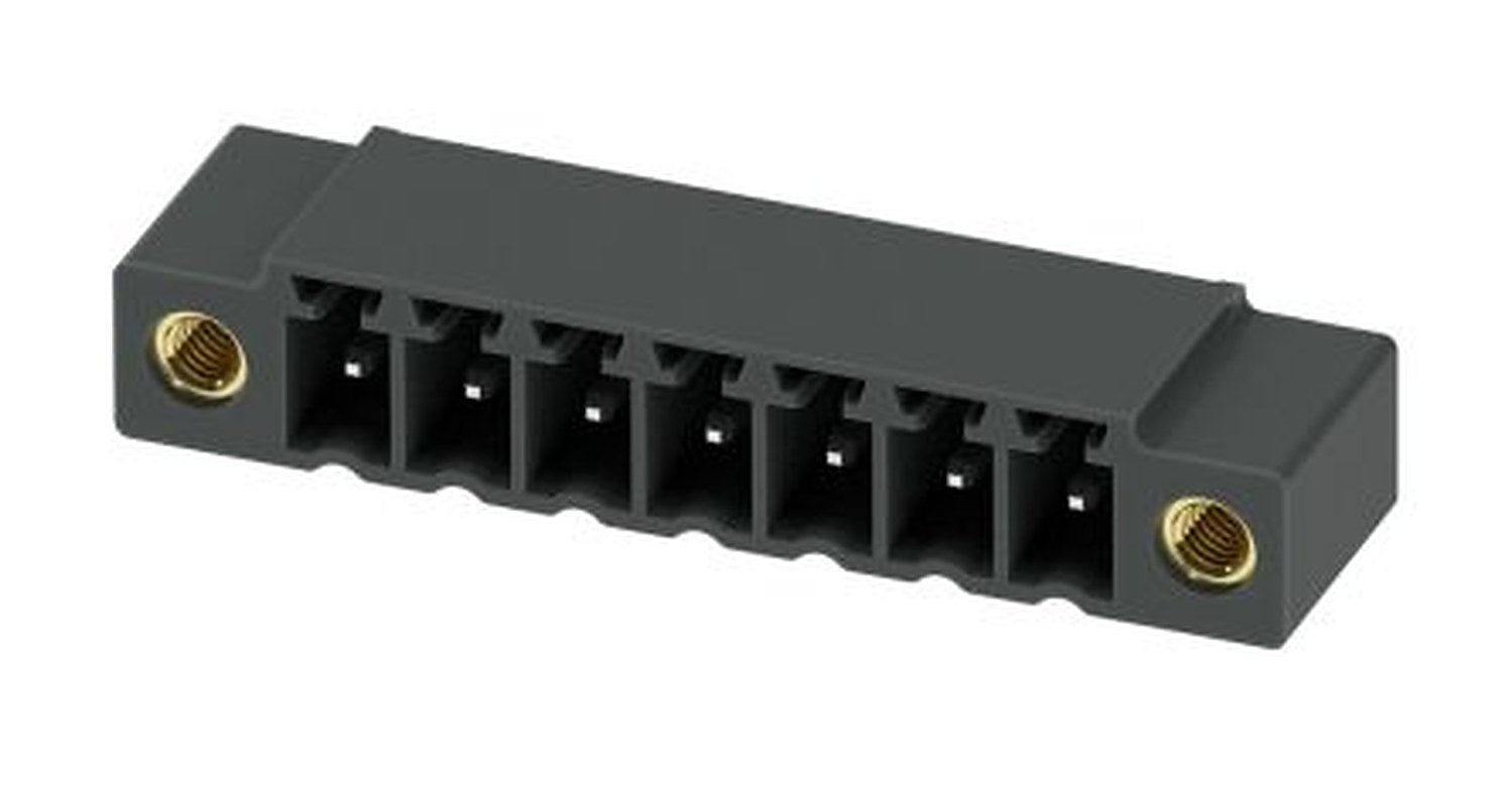 Phoenix Contact MC 1.5/ 7-GF-3.81 P26 THR Series Pluggable Terminal Block, 7-Contact, 3.81 mm Pitch, 1 Row, 1722215