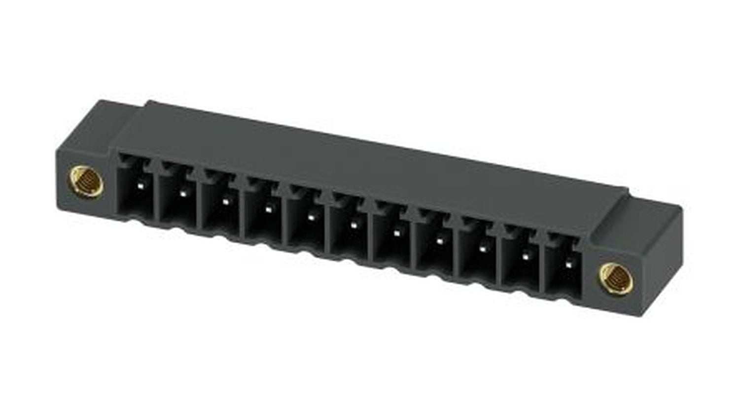 Phoenix Contact MC 1.5/11-GF-3.81 P26 THR Series Pluggable Terminal Block, 11-Contact, 3.81 mm Pitch, 1 Row, 1722257