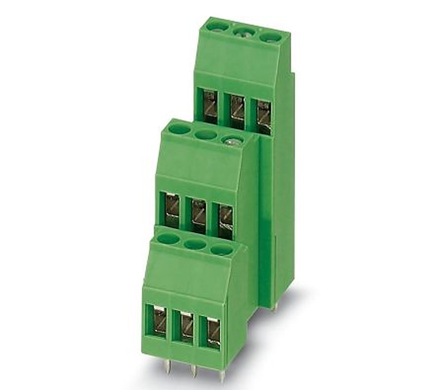 Phoenix Contact MK3DS 3/3-5.08 Series Straight PCB Terminal Block, 3 Contact(s), 5.08 mm Pitch, 3 Row